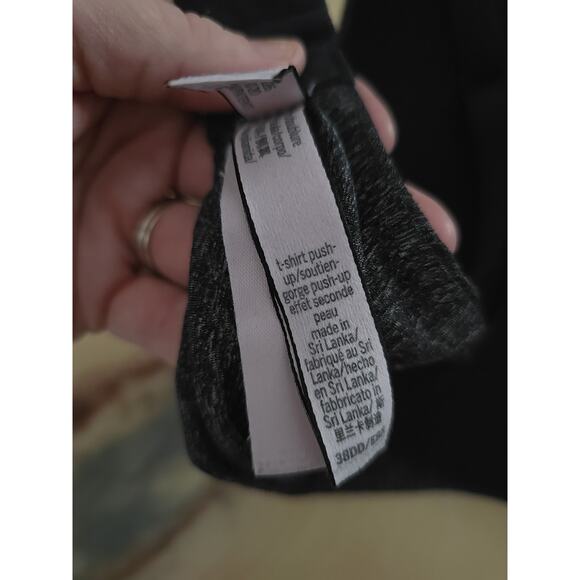 Victoria's Secret Black Full Coverage Underwire T-Shirt Push Up Bra Size 38DD - Picture 6 of 7